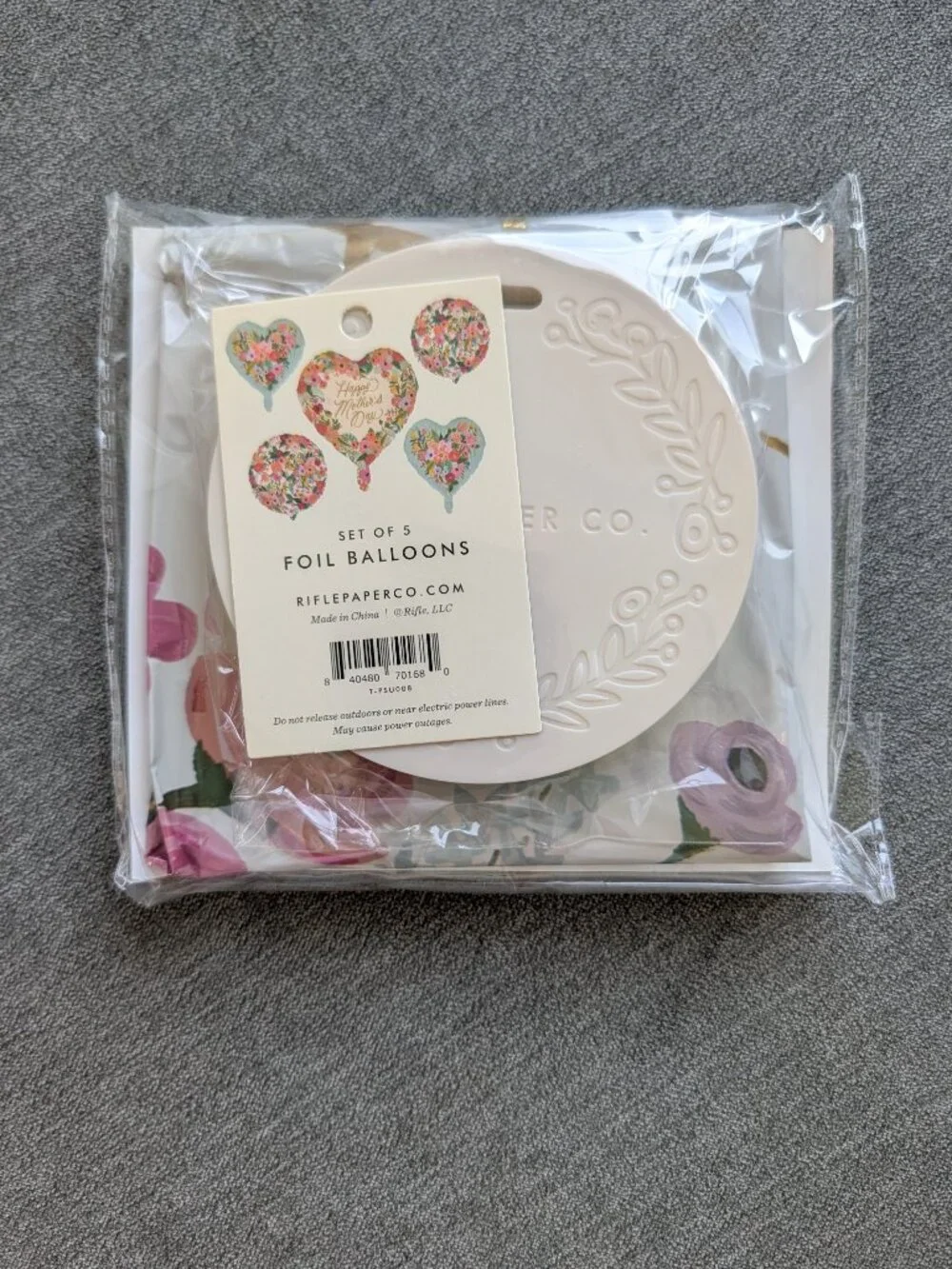 Rifle Paper Co. 5ct Garden Party Mother's Day Foil Balloon Bundle